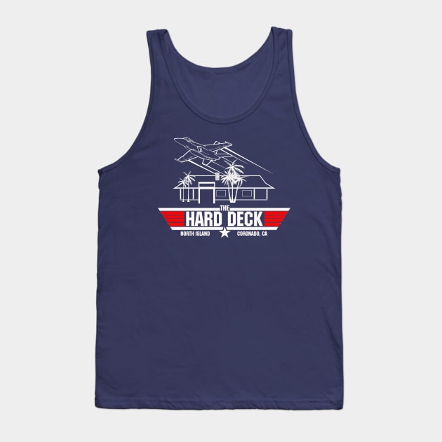 Back/Front Print THE HARD DECK Tank Top by SKIDVOODOO